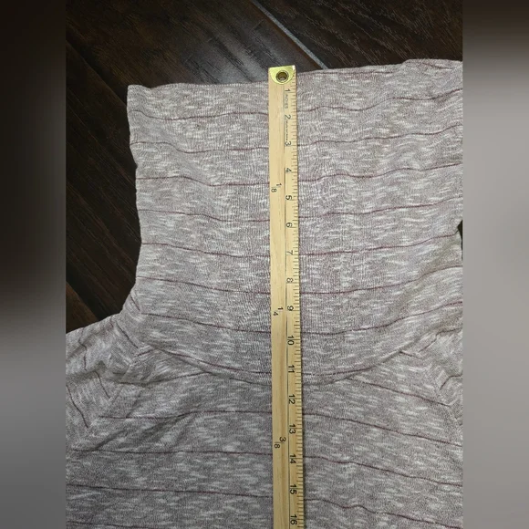 LOFT Outlet Womens Striped Cowl Neck Tunic Sweater Large - Picture 5 of 10